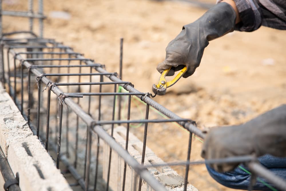 Steel rebar construction